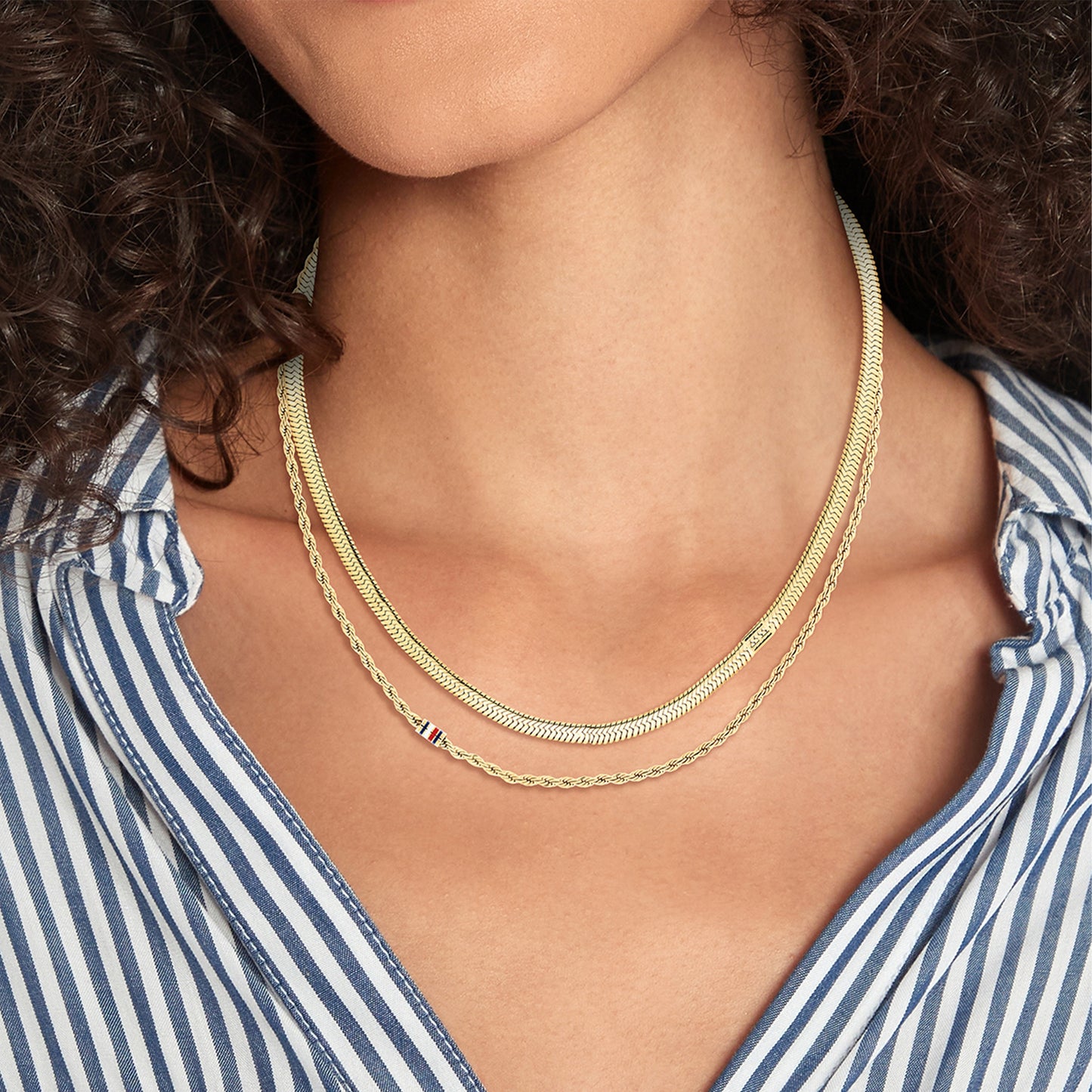 Layered Set Necklace, THJ-2780980