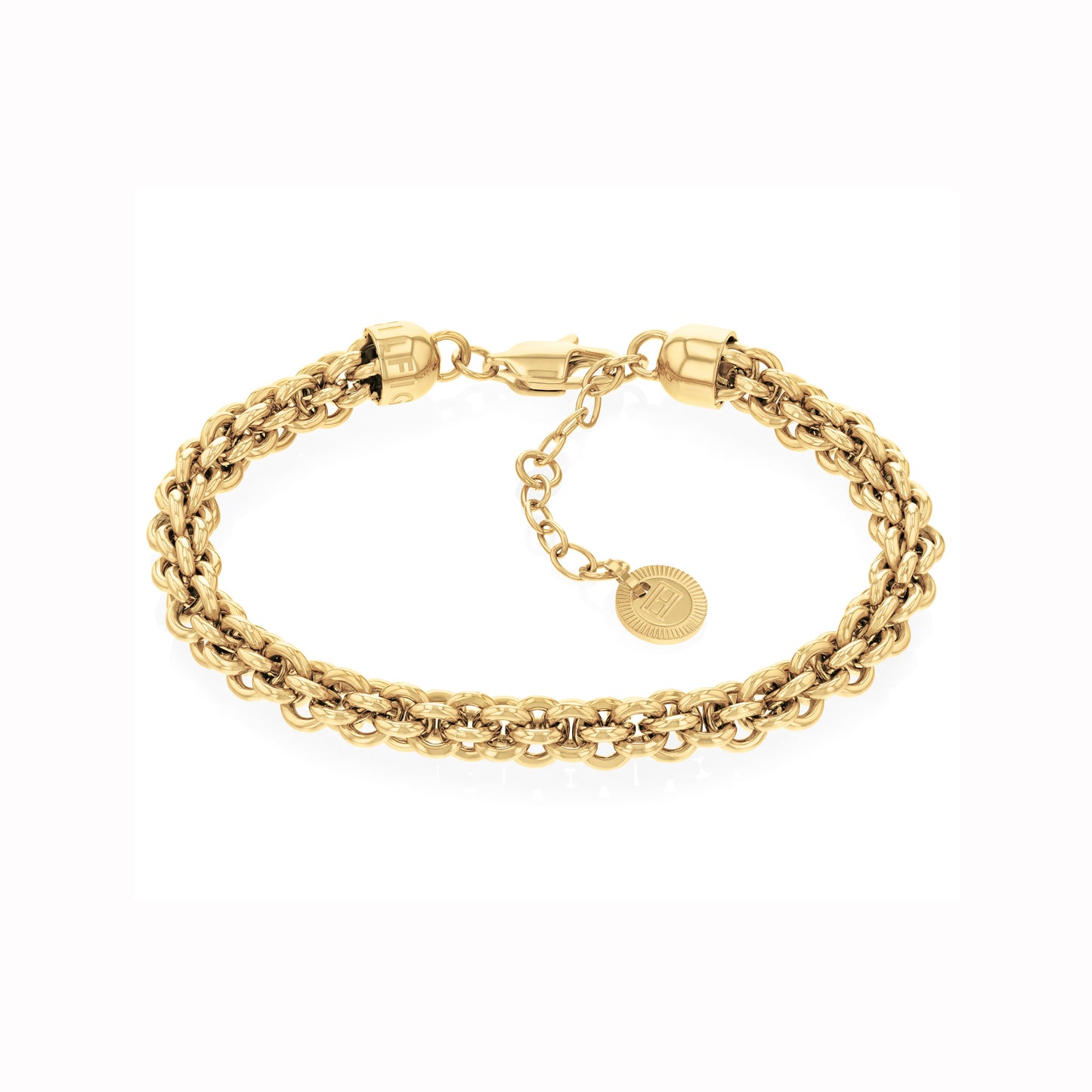 Intertwined Circles Chain Bracelet, THJ-2780842