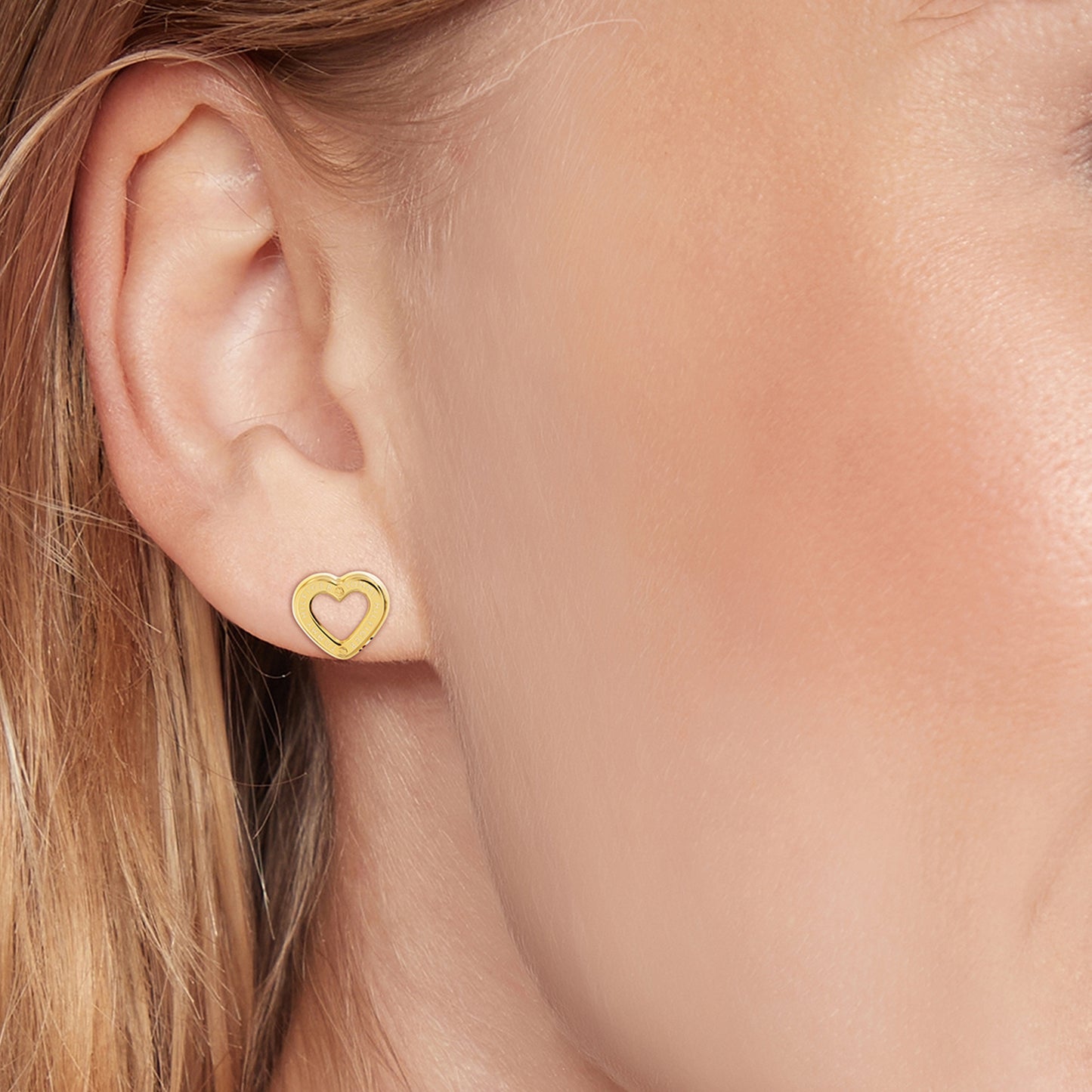 Toggle Heart Earrings, THJ-2780972