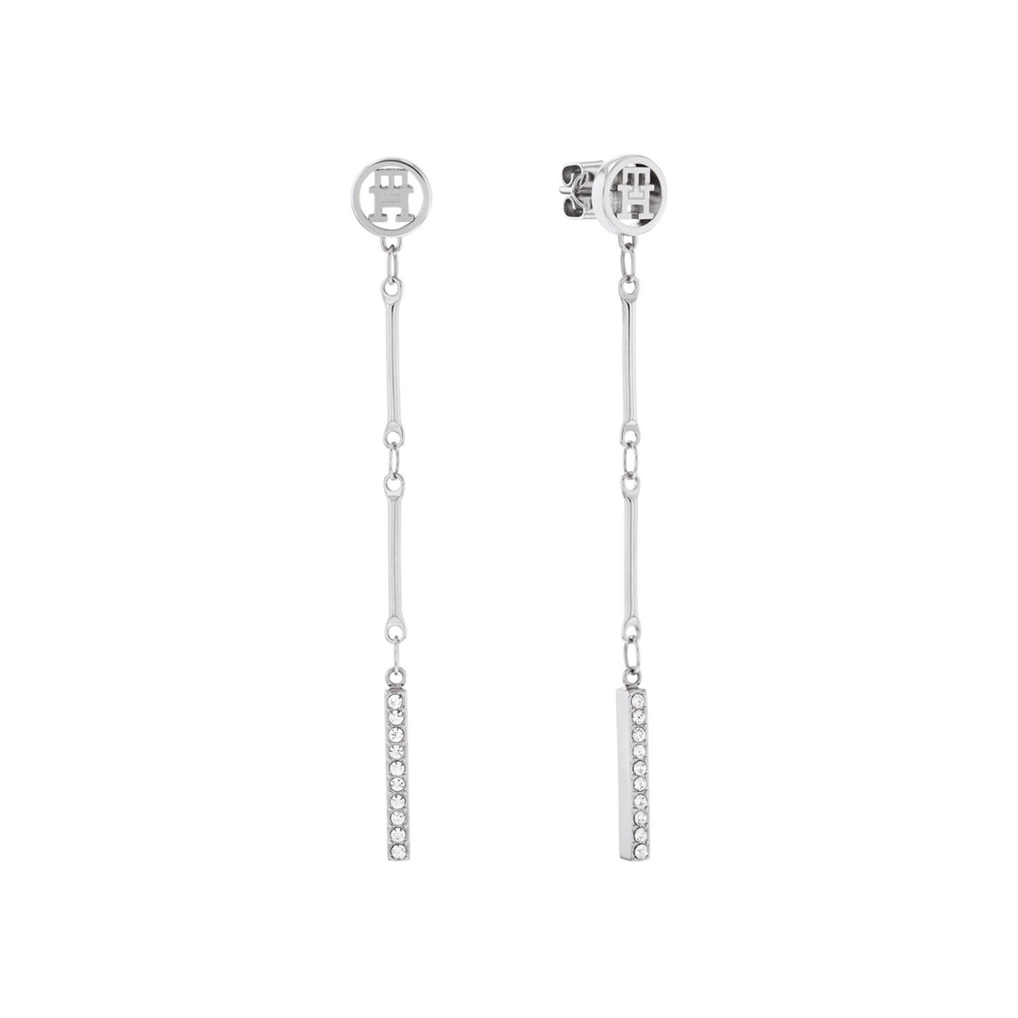 Bar Chain Earrings, THJ-2781001